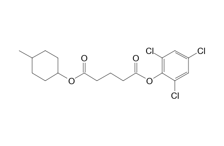 Glutaric acid, 2,4,6-trichlorophenyl 4-methylcyclohexyl ester