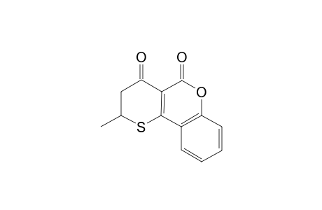 2-Methyl-2,3-dihydro-4,5-dioxothiapyrano[2,3-c]-1-benzopyran