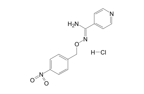 O-(p-NITROBENZYL)ISONICOTINAMIDOXIME, MONOHYDROCHLORIDE