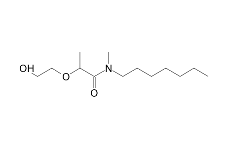 N-Heptyl-2-(2-hydroxyethoxy)-N-methylpropionamide