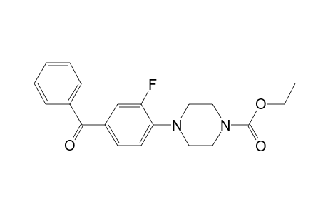 4-(4-Benzoyl-2-fluoro-phenyl)-piperazine-1-carboxylic acid ethyl ester