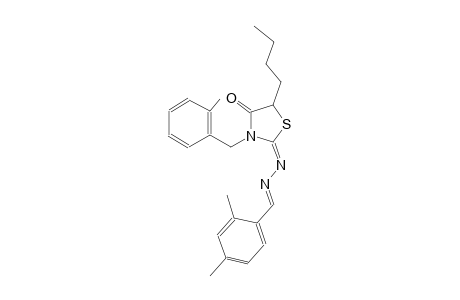 2,4-dimethylbenzaldehyde [(2E)-5-butyl-3-(2-methylbenzyl)-4-oxo-1,3-thiazolidin-2-ylidene]hydrazone