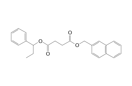 Succinic acid, naphth-2-ylmethyl 1-phenylpropyl ester