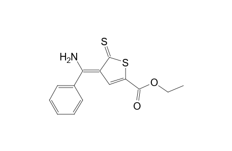 2-Thiophenecarboxylic acid, 4-(aminophenylmethylene)-4,5-dihydro-5-thioxo-, ethyl ester