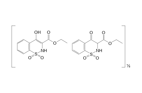 4-hydroxy-2H,1,2-benzothiazine-3-carboxylic acid, ethyl ester, 1,1-dioxide