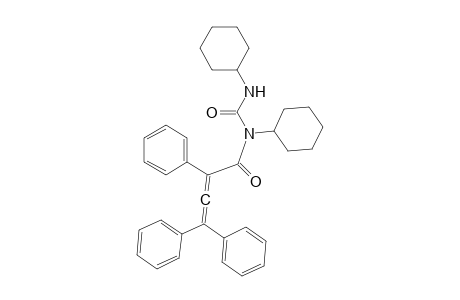 Benzeneacetamide, N-cyclohexyl-N-[(cyclohexylamino)carbonyl]-.alpha.-(diphenylethenylidene)-