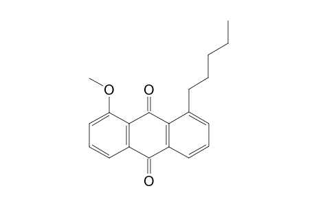 1-methoxy-8-pentylanthracene-9,10-dione