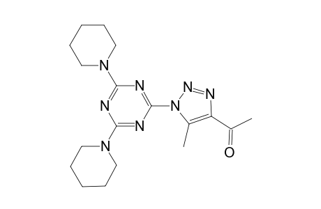 ethanone, 1-[1-[4,6-di(1-piperidinyl)-1,3,5-triazin-2-yl]-5-methyl-1H-1,2,3-triazol-4-yl]-
