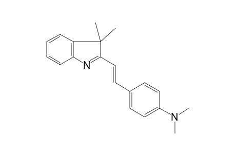 4-[(E)-2-(3,3-Dimethyl-3H-indol-2-yl)ethenyl]-N,N-dimethylaniline