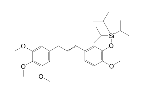 triisopropyl-[2-methoxy-5-[3-(3,4,5-trimethoxyphenyl)prop-1-enyl]phenoxy]silane