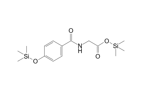 Glycine, N-[4-[(trimethylsilyl)oxy]benzoyl]-, trimethylsilyl ester
