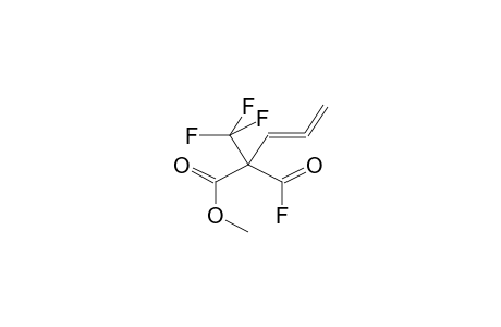 TRIFLUOROMETHYL(PROPADIENYL)MALONIC ACID, MONOFLUOROANHYDRIDE, METHYLESTER