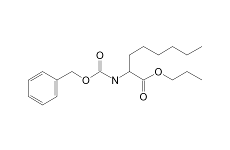 2-Aminocaprylic acid, N-benzyloxycarbonyl-, propyl ester