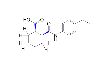 cis-2-[(p-ethylphenyl)carbamoyl]cyclohexanecarboxylic acid