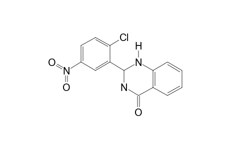 2-(2-chloro-5-nitrophenyl)-2,3-dihydro-4(1H)-quinazolinone