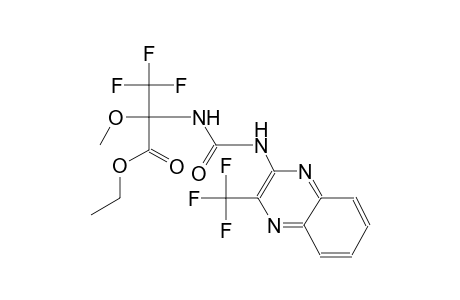 alanine, 3,3,3-trifluoro-2-methoxy-N-[[[3-(trifluoromethyl)-2-quinoxalinyl]amino]carbonyl]-, ethyl ester