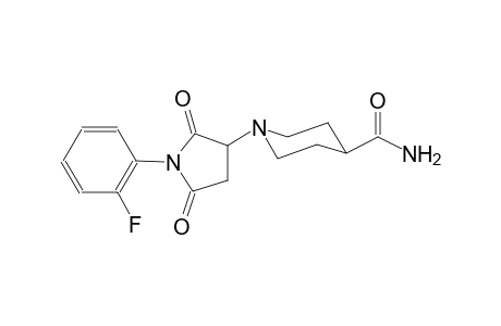 4-piperidinecarboxamide, 1-[1-(2-fluorophenyl)-2,5-dioxo-3-pyrrolidinyl]-