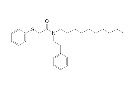 (Phenylthio) acetamide, N-(2-phenylethyl)-N-decyl-