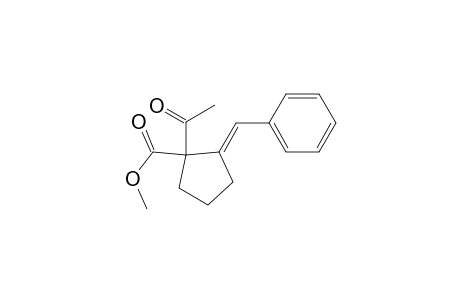 (E)-methyl 1-acetyl-2-benzylidene-cyclopentanecarboxylate