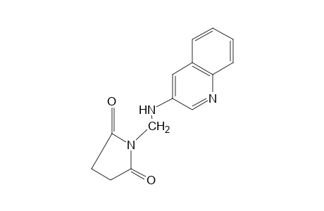 N-(3-quinolylaminomethyl)succinimide