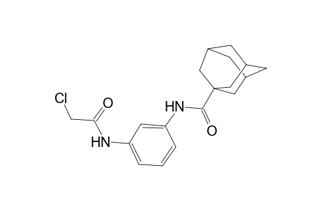 N-{3-[(2-chloroacetyl)amino]phenyl}-1-adamantanecarboxamide