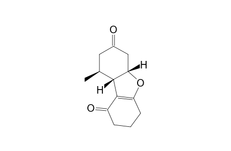 (5aS,9S,9aS)-9-Methyl-2,3,4,5a,6,8,9,9a-octahydrodibenzo[b,d]furan-1,7-dione