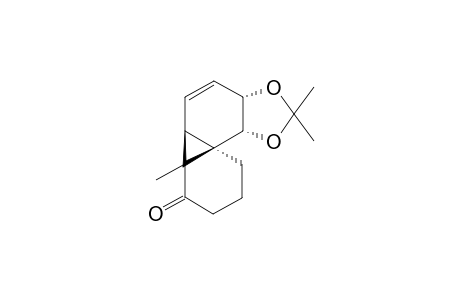 (3aS,5aS,9aR,9bR)-2,2,5b-trimethyl-5a,5b,7,8,9,9b-hexahydrobenzo[1',3']cyclopropa[1',2':3,4]benzo[1,2-d][1,3]dioxol-6(3aH)-one