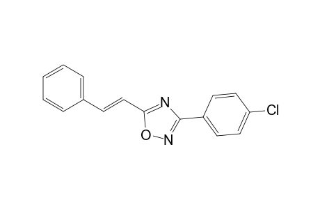 3-(4-Chlorophenyl)-5-[(E)-2-phenylethenyl]-1,2,4-oxadiazole