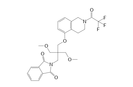 5-[2,2-Bis(methoyloxymethyl)-3-phthalimidopropoxy]-2-trifluoroacetyl-1,2,3,4-tetrahydroisoquinoline