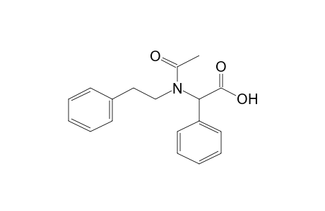 (Acetylphenethylamino)phenylacetic acid
