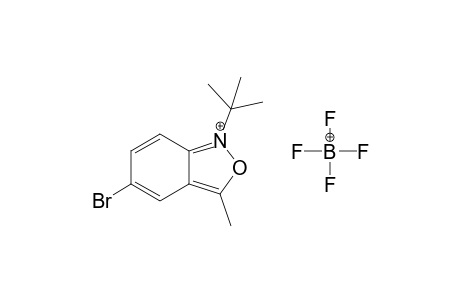 5-Bromo-3-methyl-N-tert-butyl-2,1-benzisoxazolium tetrafluoroborate