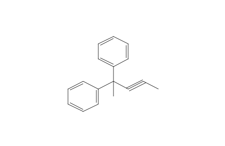 Benzene, 1,1'-(1-methyl-2-butynylidene)bis-