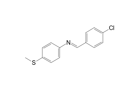 N-(p-chlorobenzylidene)-p-(methylthio)aniline