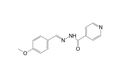 isonicotinic acid, (p-methoxybenzylidene)hydrazide