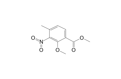 Benzoic acid, 2-methoxy-4-methyl-3-nitro-, methyl ester