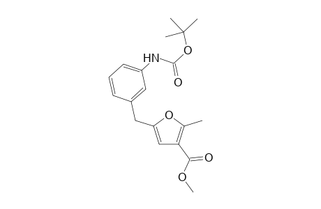 Methyl 5-{3-[(tert-Butoxycarbonyl)amino]benzyl}-2-methylfuran-3-carboxylate