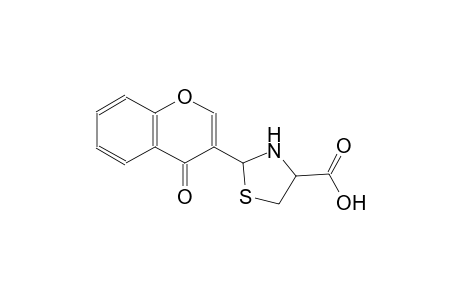 2-(4-oxo-4H-chromen-3-yl)-1,3-thiazolidine-4-carboxylic acid