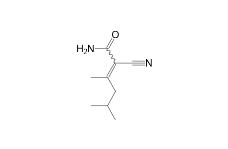 (E/Z)-2-cyano-3,5-dimethylhex-2-enamide