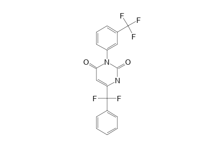 6-(DIFLUOROMETHYLPHENYL)-3-(3-TRIFLUOROMETHYLPHENYL)-2,4-PYRIMIDINDIONE