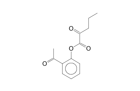 2-Oxopentanoic acid, 2'-acetylphenyl ester