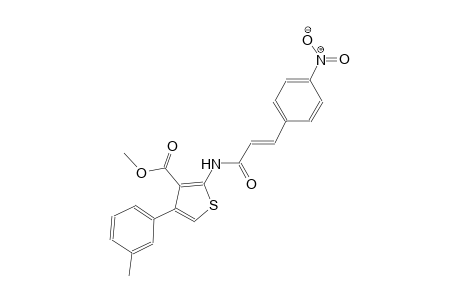 methyl 4-(3-methylphenyl)-2-{[(2E)-3-(4-nitrophenyl)-2-propenoyl]amino}-3-thiophenecarboxylate