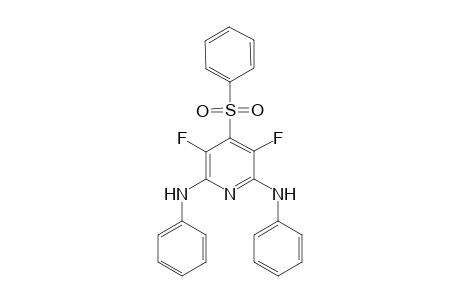 3,5-Difluoro-N,N-diphenyl-4-(phenylsulfonyl)pyridine-2,6-diamine