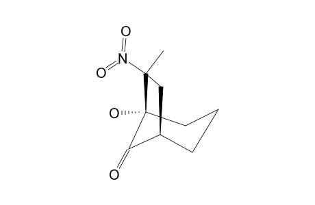 [7-exo]-1-HYDROXY-7-METHYL-7-NITRO-BICYCLO-[3.2.1]-OCTAN-8-ONE