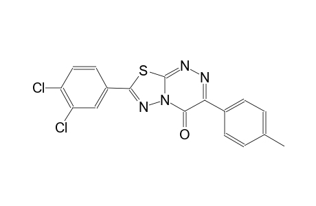 4H-[1,3,4]thiadiazolo[2,3-c][1,2,4]triazin-4-one, 7-(3,4-dichlorophenyl)-3-(4-methylphenyl)-