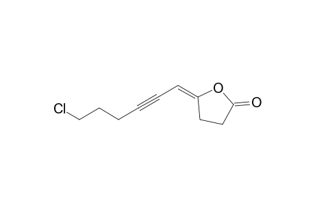 5-(6-Chlorohex-2-yn-1-ylidene)tetrahydrofuran-2-one