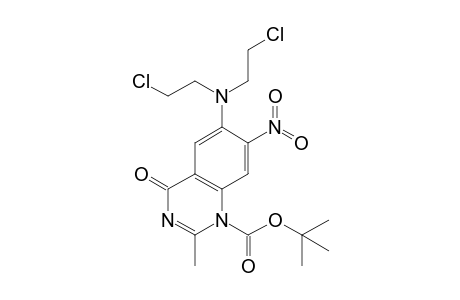 6-[N,N-Bis(2-chloroethyl)amino]-1-(tert-butoxycarbonyl)-2-methyl-7-nitro-4-quinazolinone