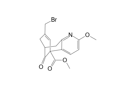 Methyl 7-(bromomethyl)-9,10-dihydro-2-methoxy-11-oxo-5,9-methanocycloocta[b]pyridine-5(6H)-carboxylate