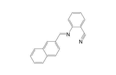 Benzonitrile, 2-(2-naphthylmethylenamino)-