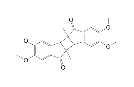 (4b.alpha.,4c.beta.,9b.beta.,9c.alpha.)-4b,4c,9b,9c-Tetrahydro-2,3,7,8-tetramethoxy-4c,9c-dimethylcyclobuta[1,2-a:3,4-a']diindene-5,12-dione