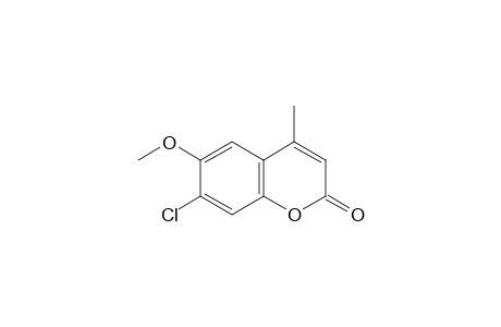 7-chloro-6-methoxy-4-methylcoumarin